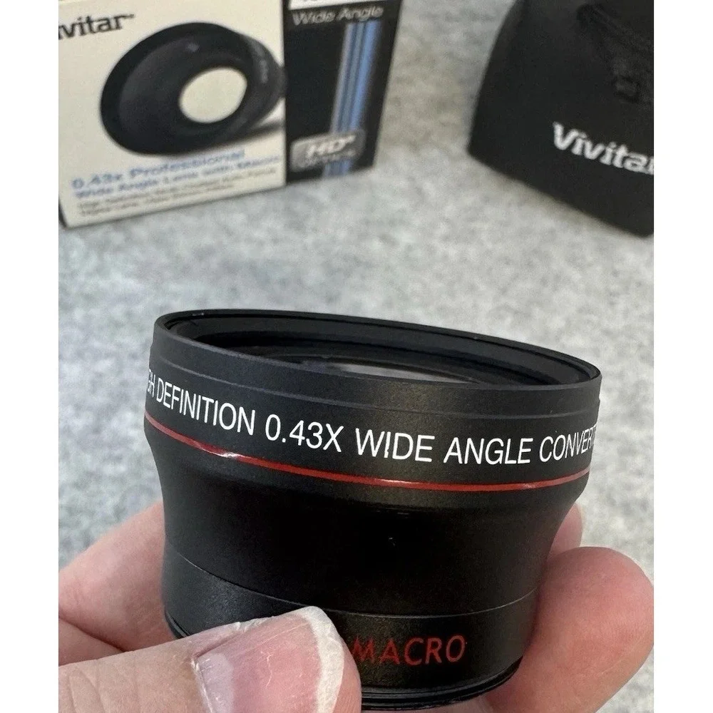 Vivitar 0.43x Professional 40.5mm Wide Angle Lens With Macro